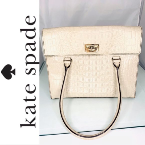kate spade Handbags - KATE SPADE ORCHARD VALLEY SINCLAIR CROC Bag Large